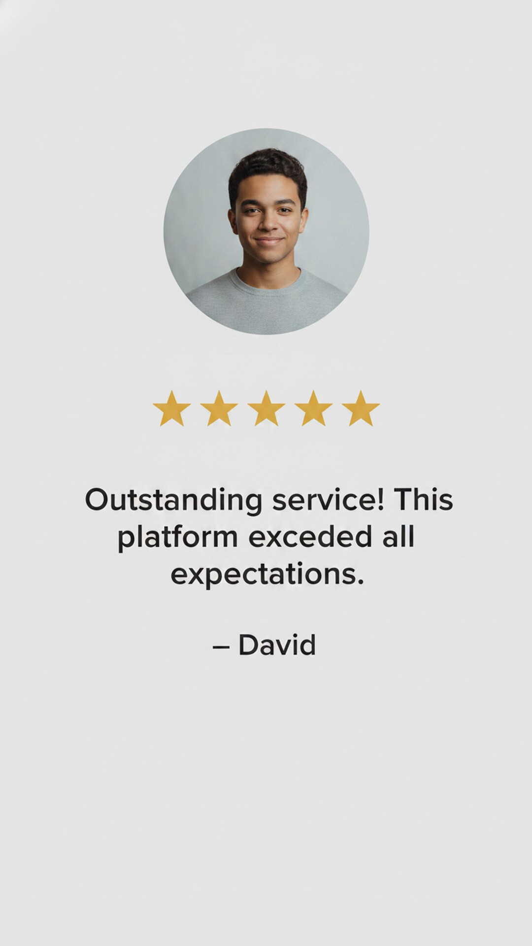 Testimonial Card